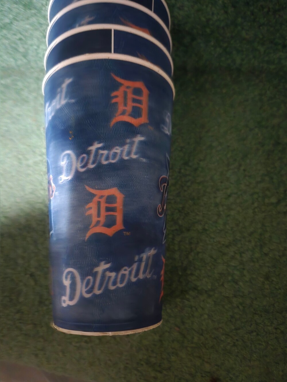 Detroit Tigers Blue Logo Cups